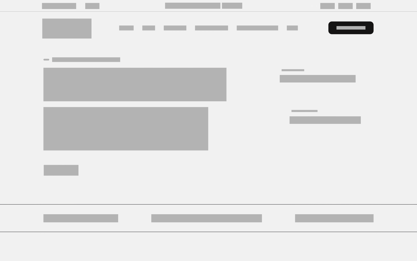 Homepage hero layout